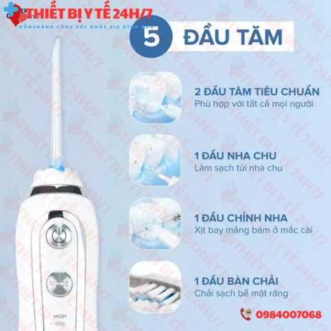 Máy tăm nước cầm tay Maxcare Max456S