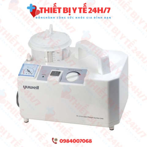 Máy hút dịch, hút đờm 1 bình Yuwell 7E-A