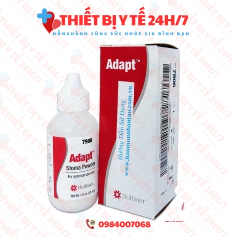 [CHÍNH HÃNG] Bột Hút Ẩm Chống Loét Hậu Môn Nhân Tạo Hollister Adapt Stoma Powder 7906