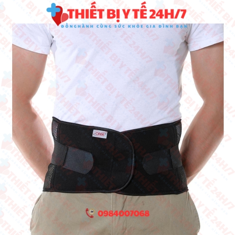 Đai Lưng Cột Sống Orbe H3 Chất Liệu Vải Không Dệt, Thoáng Khí