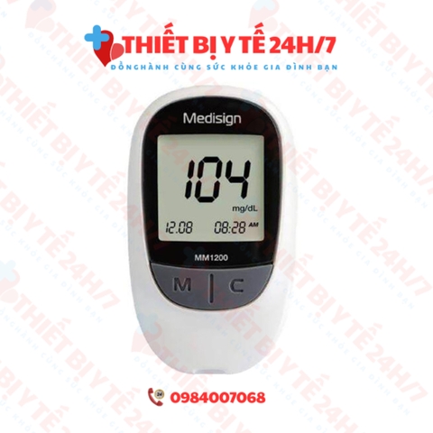 [BH Trọn Đời] Máy đo đường huyết cá nhân Medisign MM1100