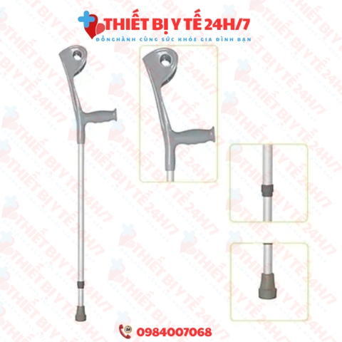 Nạng Khuỷu Tay Bằng Hợp Kim Nhôm (1 chiếc)