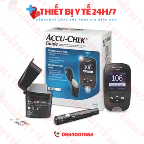 [Chính hãng ROCHE-ĐỨC] MÁY ĐO ĐƯỜNG HUYẾT ACCU-CHEK GUIDE