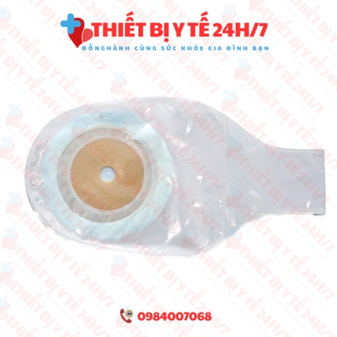 [CHÍNH HÃNG] Túi hậu môn nhân tạo cao cấp loại trắng trong 0232 hộp 10 cái + 2 kẹp