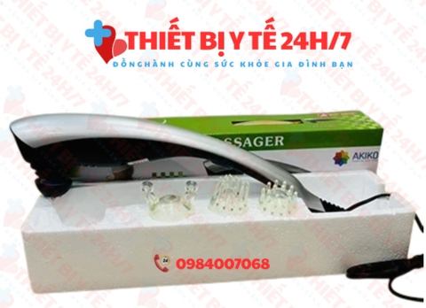 Máy massage cầm tay 3 đầu cắm điện Akiko A2007