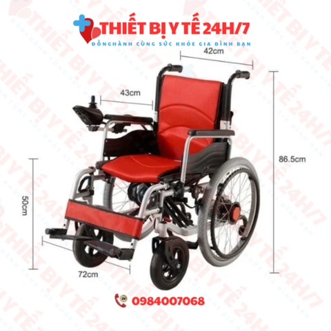 Xe Lăn Điện AKIKO A95 Có Lăn Tay Nhập Khẩu