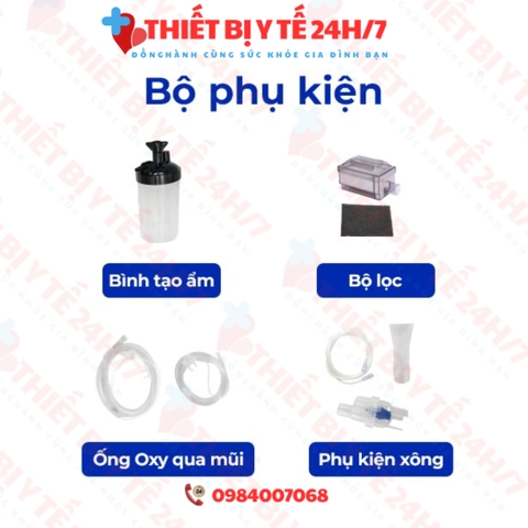 Máy tạo oxy Oromi SZ-5AW Công nghệ Nhật Bản 5L Có chức năng khí dung