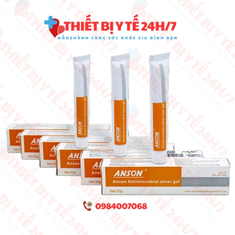 Gel bạc kháng khuẩn Anson 20g - Anson Antimicrobial silver gel 20g
