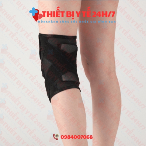 Đai khớp gối bonbone Thin PF Cross belt – Giảm đau, hỗ trợ vận động, chính hãng Nhật Bản