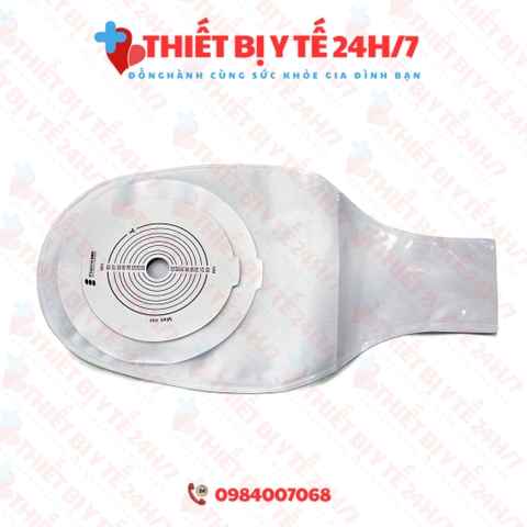 [CHÍNH HÃNG] Túi hậu môn nhân tạo cao cấp loại trắng trong 0232 hộp 10 cái + 2 kẹp