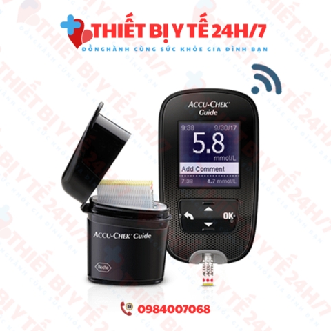 [Chính hãng ROCHE-ĐỨC] MÁY ĐO ĐƯỜNG HUYẾT ACCU-CHEK GUIDE
