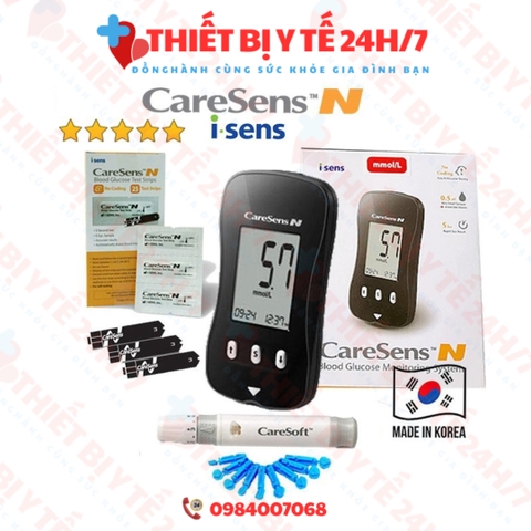 [Chính Hãng] Máy đo đường huyết CareSens N Made in Korea