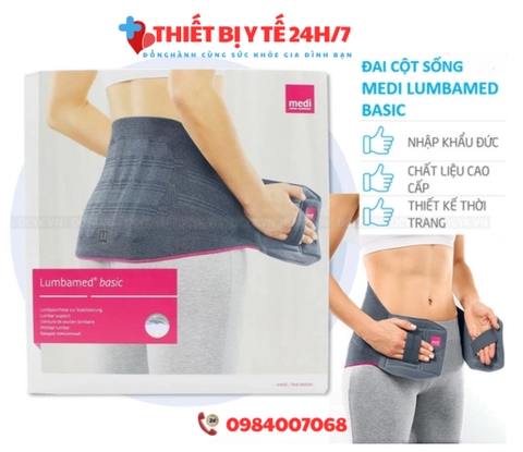 Đai Lưng Chữa Bệnh Cột Sống, Thoát Vị Đĩa Đệm Lumbamed Basic