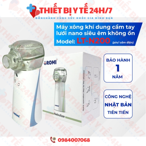 Máy Xông Khí Dung Siêu Âm Cầm Tay OROMI LT-N200