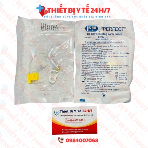 Kim buồng truyền tiêm dưới da,bộ dây kim cong cánh bướm