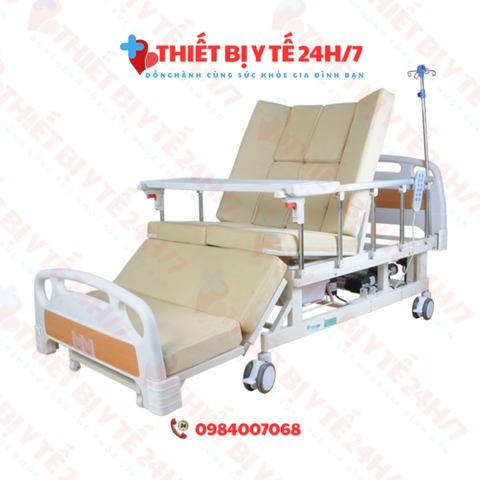 Giường điện đa chức năng 3 chức năng Bô đi vệ sinh điện có bàn ăn Humed HM-JD-H01-1