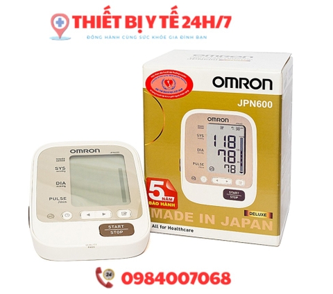 Máy đo huyết áp bắp tay tự động Omron JPN600 - Made in Japan