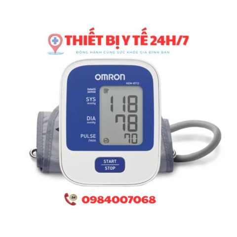 Máy đo huyết áp bắp tay Omron HEM-8712