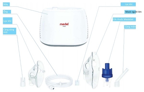 [BH 5 NĂM] Máy xông khí dung Medel Sweet - Italia Hàng Chính Hãng