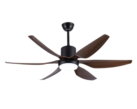 Quạt trần đèn DC 6 cánh HAKEN Model HK-QT06BB