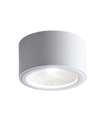 Đèn downlight nổi COB 12W, ánh sáng đa sắc, màu trắng, size ￠116*H57mm