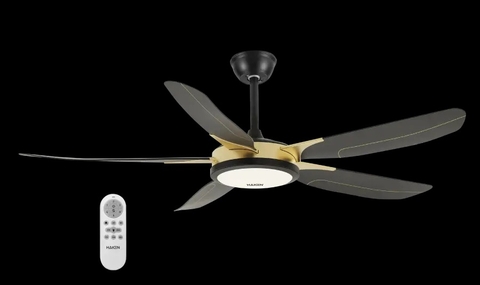 QUẠT TRẦN ĐÈN DC 5 CÁNH HAKEN MODEL HK-QT09B