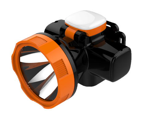 Đèn đội đầu, 5w, có đèn phụ, ánh sáng ấm