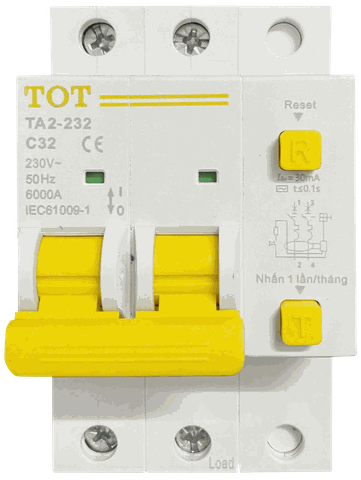 Át chống giật 2P 32A