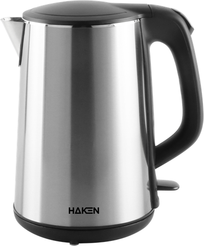 Ấm siêu tốc 3 lớp 1.8L 1500W, màu đỏ/bạc