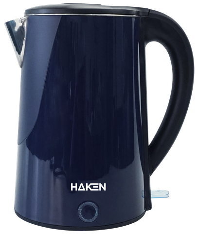 Ấm siêu tốc nhựa 2 lớp inox 201 1.8L 1500W, màu xanh dương model HK-ASP03L