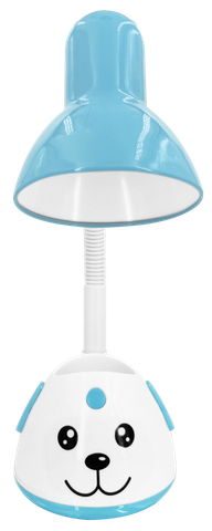 Đèn học sinh cún con, đui E27, màu xanh dương, đã bao gồm bóng LED 5W-3000K