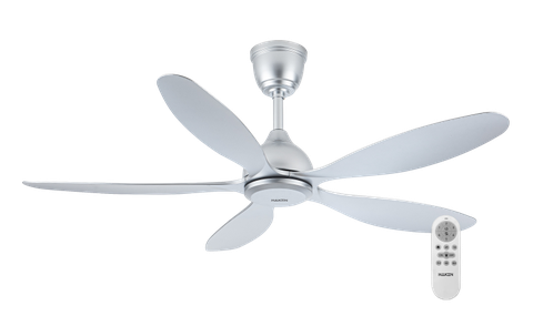 Quạt trần DC 52inch, 5 cánh, động cơ 38W, màu bạc