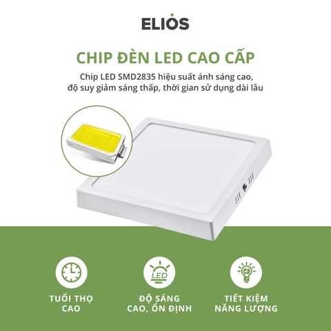 Đèn ốp trần 12W ELC206 - ELC207