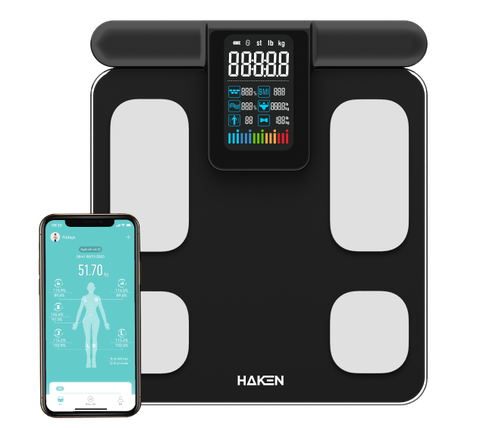 Cân đo sức khỏe thông minh, 29 chỉ số sức khỏe, Pin lithium 300mah