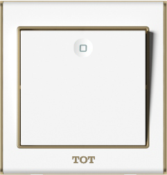 Bộ công tắc 1 hạt 1 chiều 16A , màu trắng