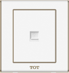 Bộ ổ cắm mạng , màu trắng