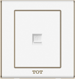 Bộ ổ cắm điện thoại  , màu trắng