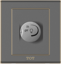 Bộ công tắc chiết áp đèn , màu  ghi