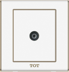 Bộ ổ cắm TV , màu trắng