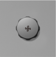 Bộ công tắc chiết áp quạt , màu  ghi