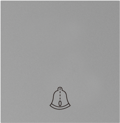 Bộ công tắc chuông cửa , màu ghi