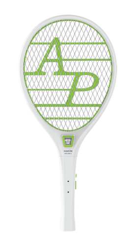 Vợt muỗi màu xanh, pin lead-acid 400mAh, sử dụng dây sạc rời