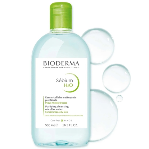 Nước Tẩy Trang Bioderma Sébium H2O Micellar Water - Dành Cho Da Dầu Mụn