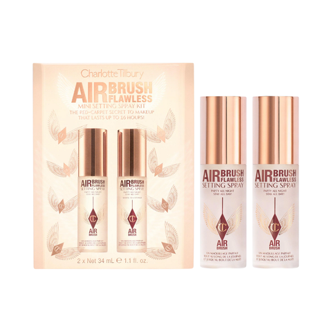 Set Xịt Khóa Nền Charlotte Tilbury Airbrush Flawless Mini Setting Spray Kit