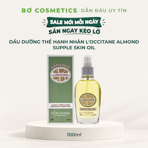 Dầu Dưỡng Thể Hạnh Nhân L'Occitane Almond Supple Skin Oil