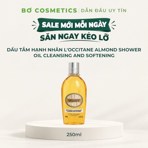 Dầu Tắm Hạnh Nhân L'Occitane Almond Shower Oil Cleansing And Softening