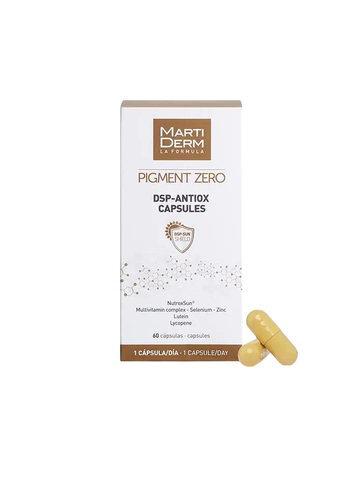 MartiDerm Pigment Zero DSP Antiox Capsules - Viên Uống Chống Nắng Thuần Chay