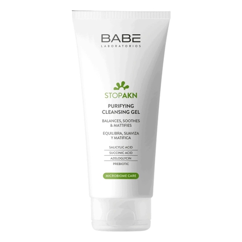 Sữa rửa mặt Laboratorios Babé Stop AKN Purifying Cleansing Gel