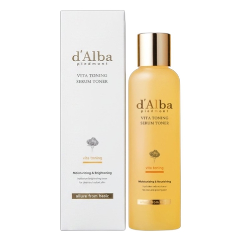 Nước Hoa Hồng d'Alba Vita Toning Serum Toner 180ml
