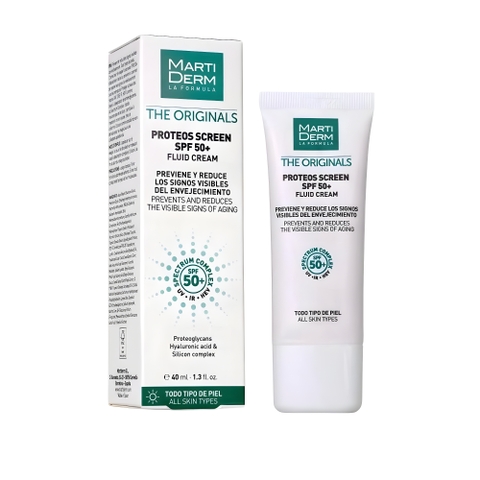 Kem Chống Nắng Phổ Rộng Bảo Vệ Toàn Diện Martiderm The Originals Proteos Screen SPF50+ 40ml